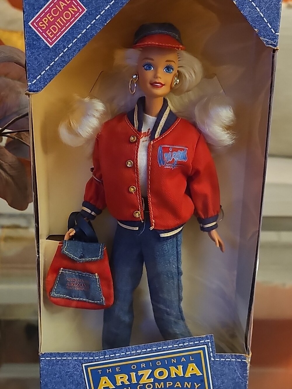 Arizona Jean Company Red Jacket & Blue Jeans Barbie with Matching Tote